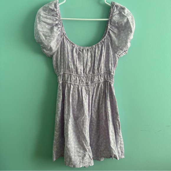 Purple Floral Romper - Picture 5 of 6